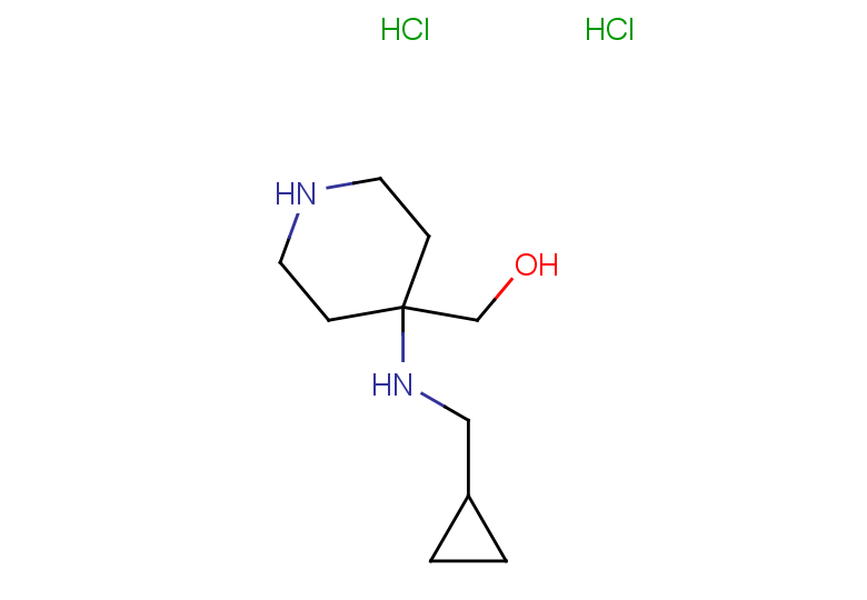 {4-[(cyclopropylmethyl)amino]piperidin-4-yl}methanol dihydrochloride