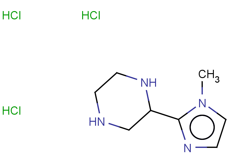 2-(1-methyl-1H-imidazol-2-yl)piperazine trihydrochloride