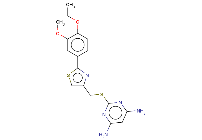 2-({[2-(4-ethoxy-3-methoxyphenyl)-1,3-thiazol-4-yl]methyl}sulfanyl)pyrimidine-4,6-diamine