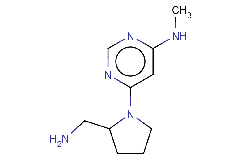 6-[2-(aminomethyl)pyrrolidin-1-yl]-N-methylpyrimidin-4-amine