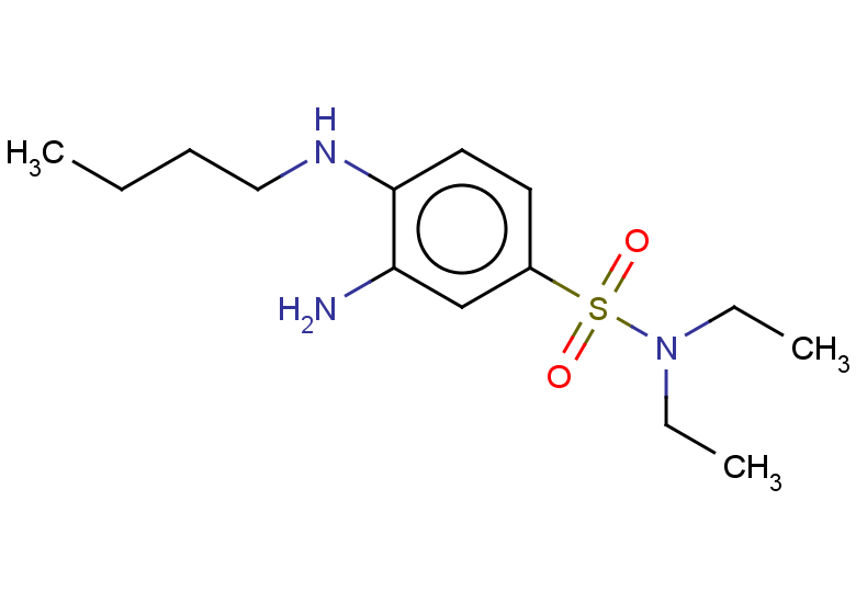 3-amino-4-(butylamino)-N,N-diethylbenzene-1-sulfonamide