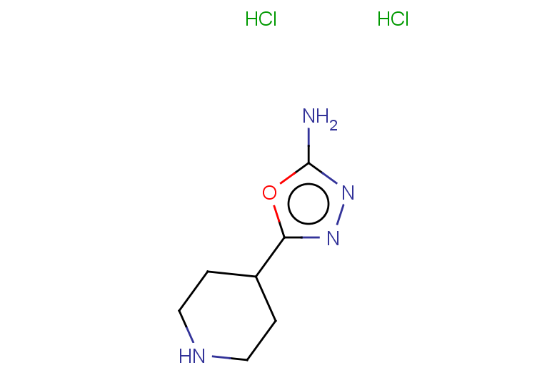 5-(piperidin-4-yl)-1,3,4-oxadiazol-2-amine dihydrochloride