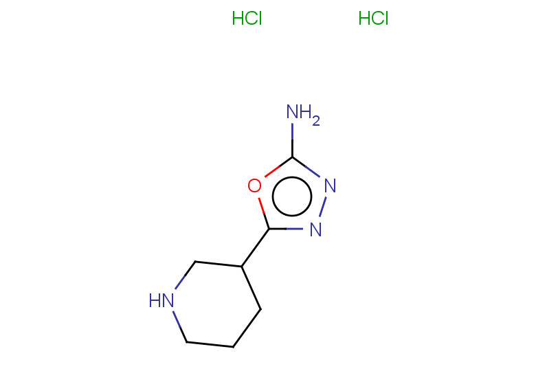 5-(piperidin-3-yl)-1,3,4-oxadiazol-2-amine dihydrochloride