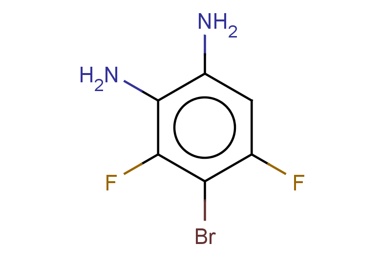 4-bromo-3,5-difluorobenzene-1,2-diamine