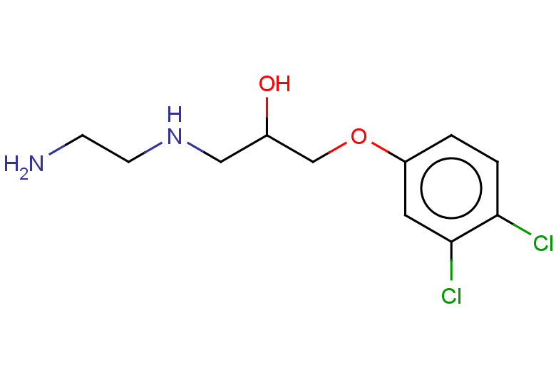 1-[(2-aminoethyl)amino]-3-(3,4-dichlorophenoxy)propan-2-ol