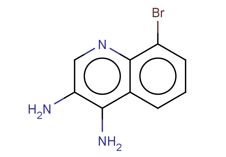 8-bromoquinoline-3,4-diamine