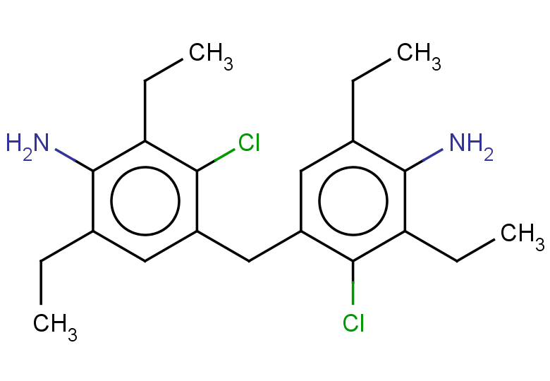4-[(4-amino-2-chloro-3,5-diethylphenyl)methyl]-3-chloro-2,6-diethylaniline