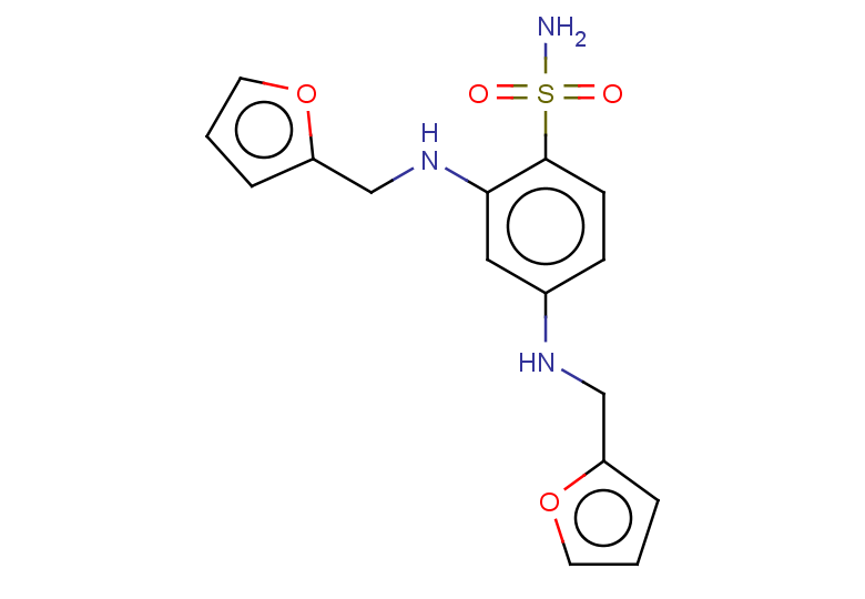 2,4-bis({[(furan-2-yl)methyl]amino})benzene-1-sulfonamide