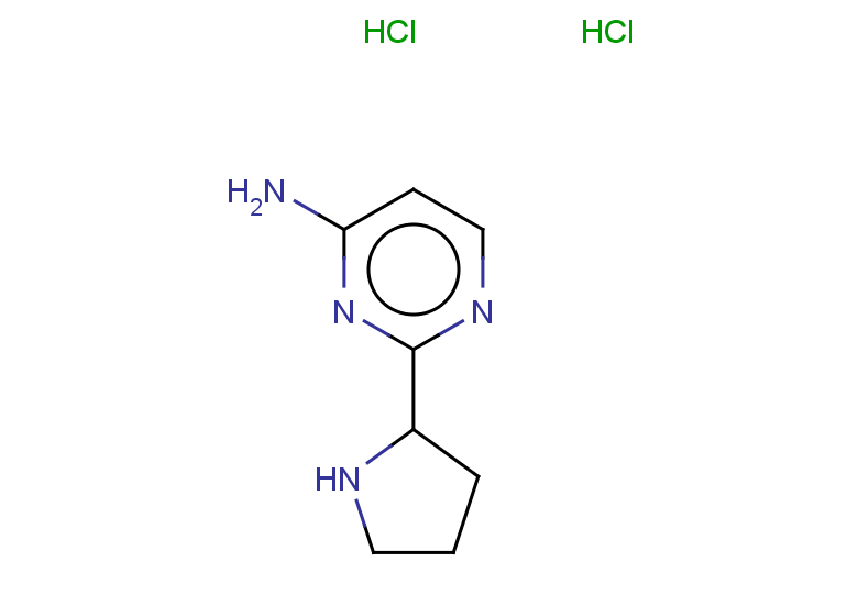 2-(pyrrolidin-2-yl)pyrimidin-4-amine dihydrochloride