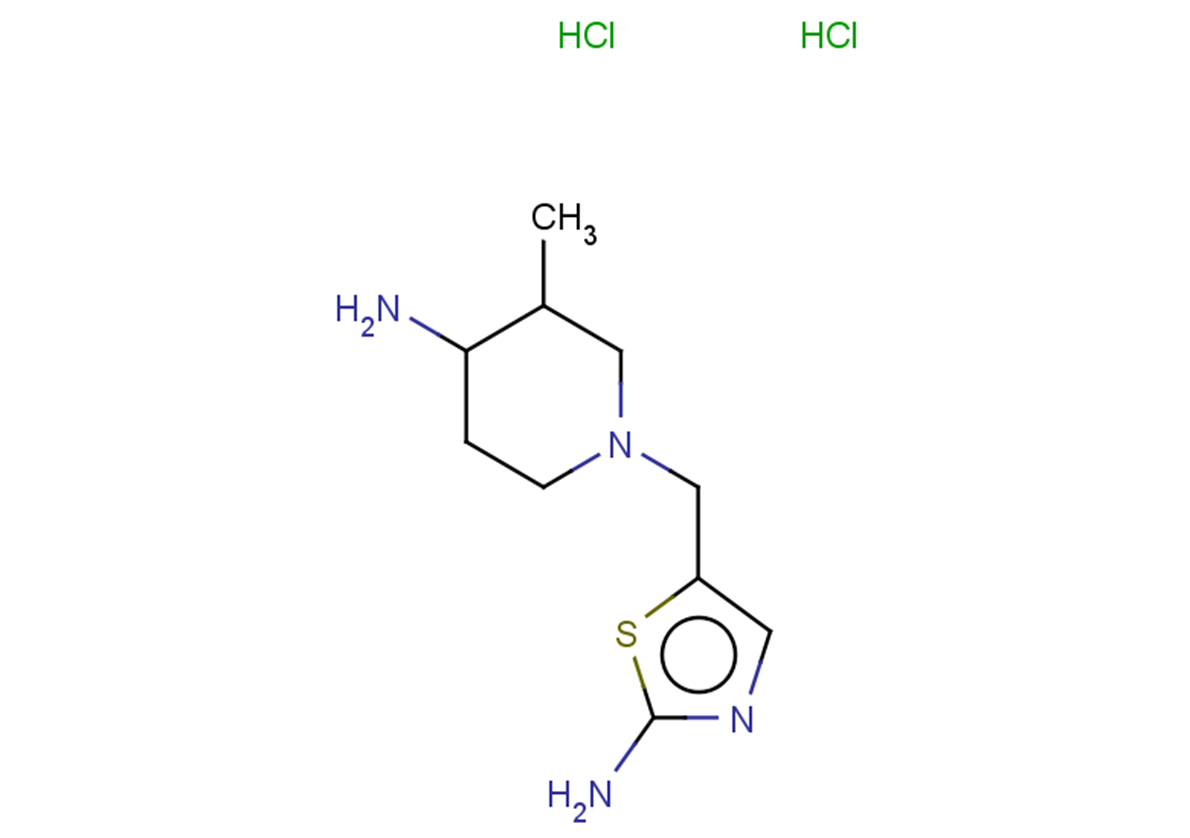 1-[(2-amino-1,3-thiazol-5-yl)methyl]-3-methylpiperidin-4-amine dihydrochloride, Mixture of diastereomers