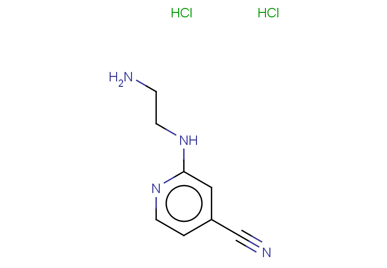 2-[(2-aminoethyl)amino]pyridine-4-carbonitrile dihydrochloride