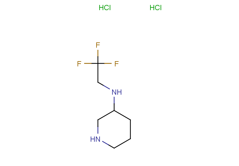 N-(2,2,2-trifluoroethyl)piperidin-3-amine dihydrochloride