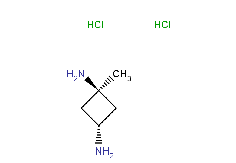 rac-(1r,3s)-1-methylcyclobutane-1,3-diamine dihydrochloride, trans
