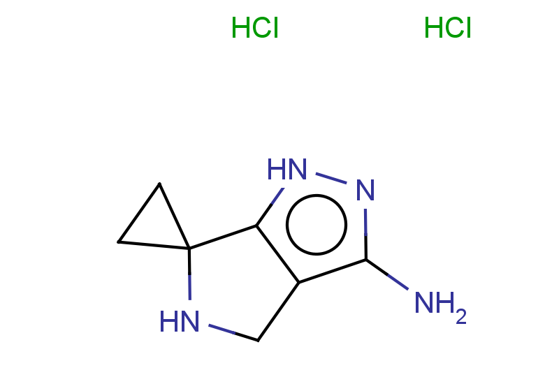 4',5'-dihydro-1'H-spiro[cyclopropane-1,6'-pyrrolo[3,4-c]pyrazol]-3'-amine dihydrochloride