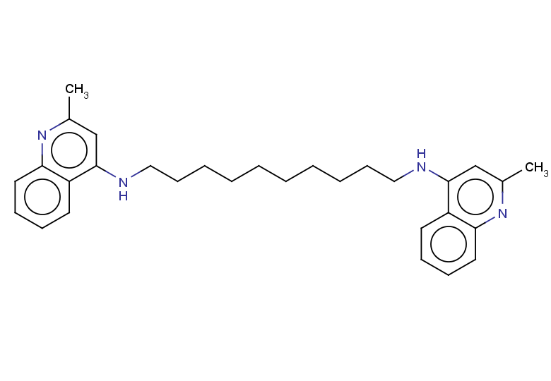 N1,N10-bis(2-methylquinolin-4-yl)decane-1,10-diamine