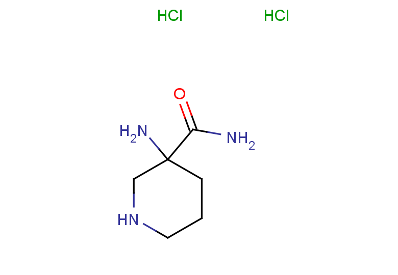 3-aminopiperidine-3-carboxamide dihydrochloride