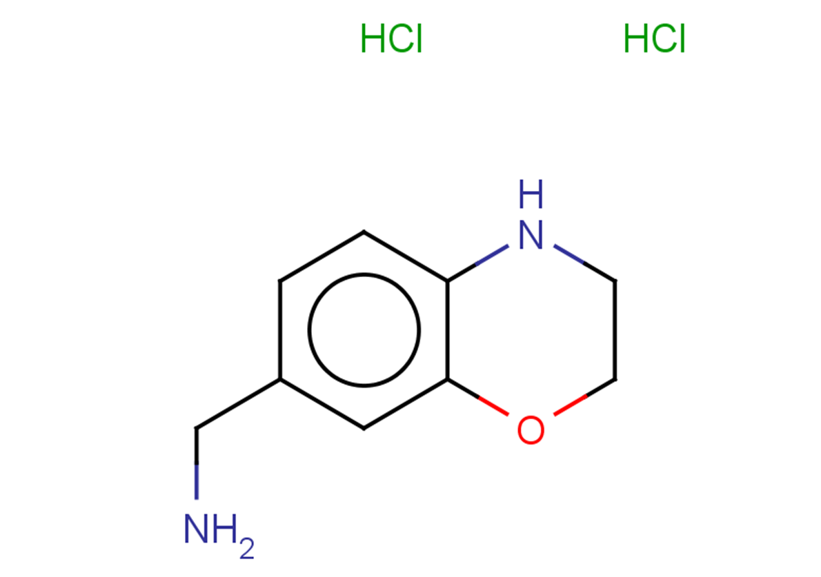 3,4-dihydro-2H-1,4-benzoxazin-7-yl)methanamine dihydrochloride