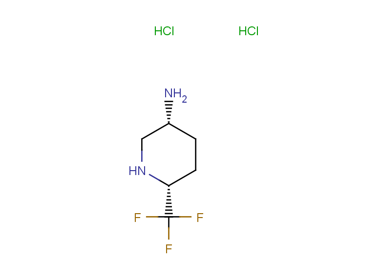 rac-(3R,6R)-6-(trifluoromethyl)piperidin-3-amine dihydrochloride, cis