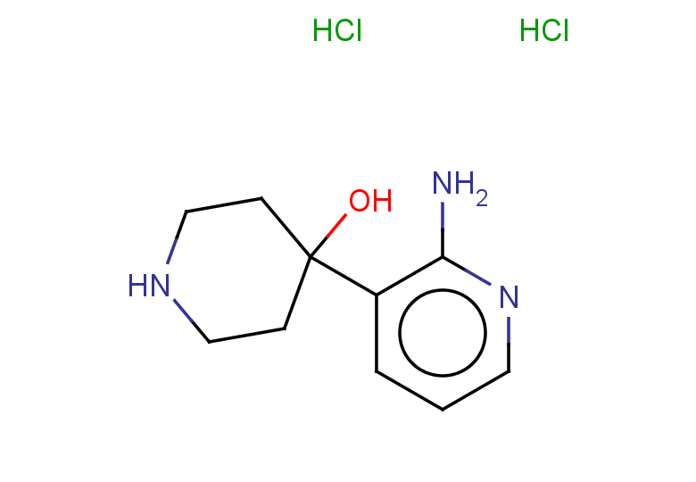 4-(2-aminopyridin-3-yl)piperidin-4-ol dihydrochloride