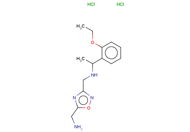 1-[3-({[1-(2-ethoxyphenyl)ethyl]amino}methyl)-1,2,4-oxadiazol-5-yl]methanamine dihydrochloride