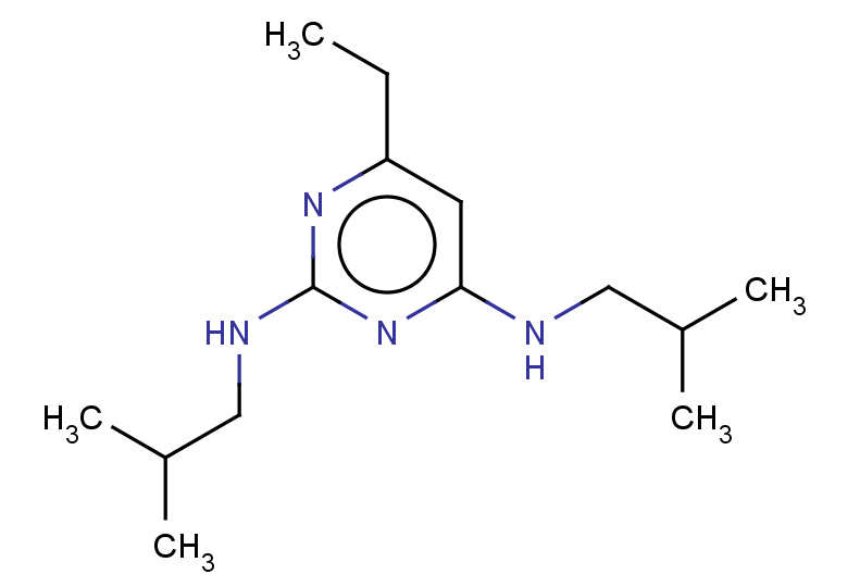 6-ethyl-2-N,4-N-bis(2-methylpropyl)pyrimidine-2,4-diamine