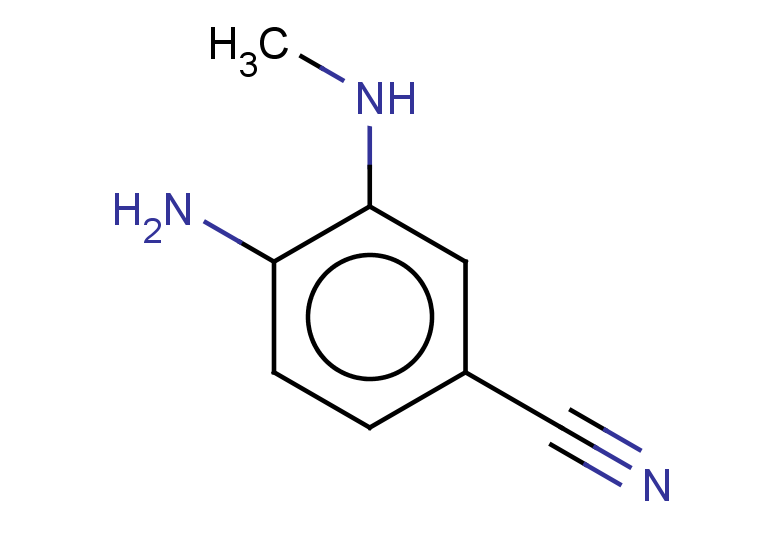 4-amino-3-(methylamino)benzonitrile