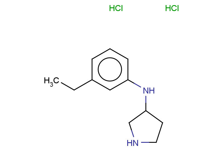 N-(3-ethylphenyl)pyrrolidin-3-amine dihydrochloride