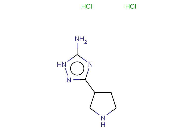 3-(pyrrolidin-3-yl)-1H-1,2,4-triazol-5-amine dihydrochloride
