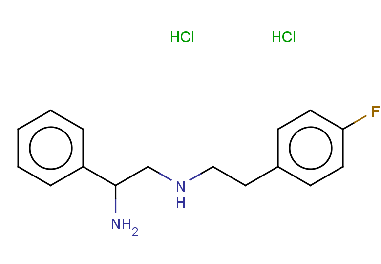 (2-amino-2-phenylethyl)[2-(4-fluorophenyl)ethyl]amine dihydrochloride