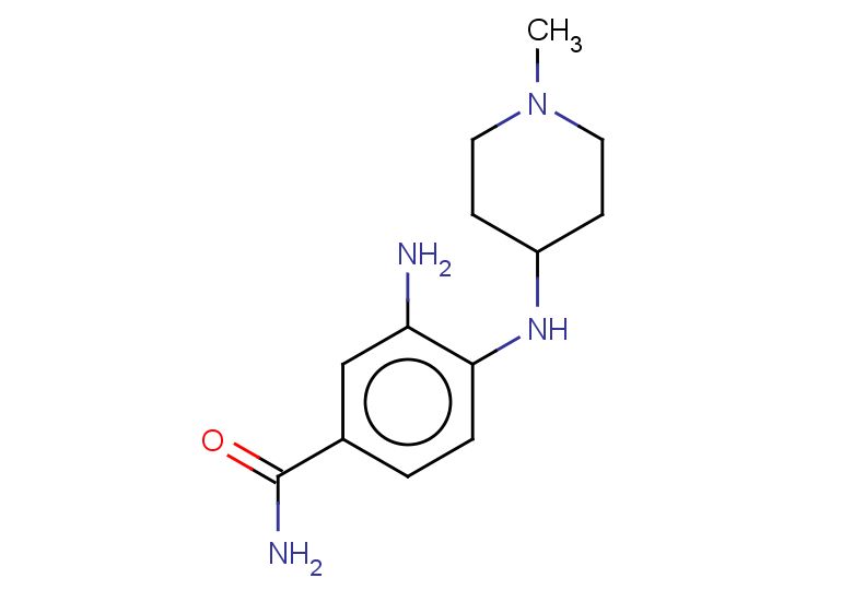 3-amino-4-[(1-methylpiperidin-4-yl)amino]benzamide