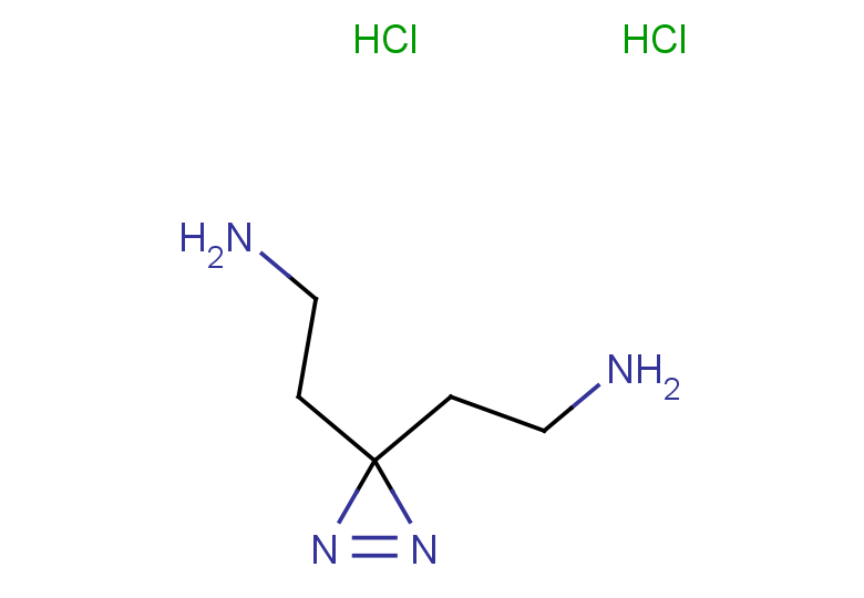 2-[3-(2-aminoethyl)-3H-diazirin-3-yl]ethan-1-amine dihydrochloride