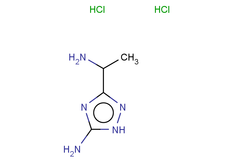 3-(1-aminoethyl)-1H-1,2,4-triazol-5-amine dihydrochloride
