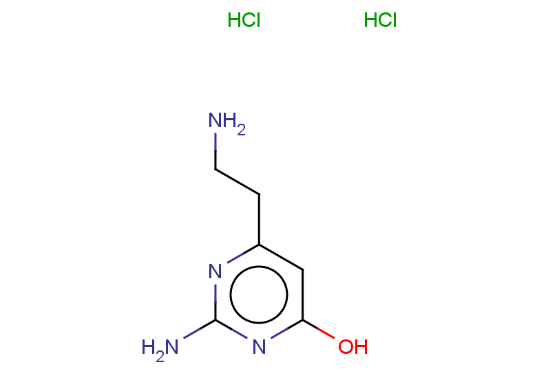 2-amino-6-(2-aminoethyl)pyrimidin-4-ol dihydrochloride