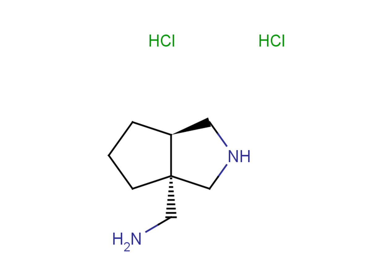 rac-[(3aR,6aS)-octahydrocyclopenta[c]pyrrol-3a-yl]methanamine dihydrochloride, cis
