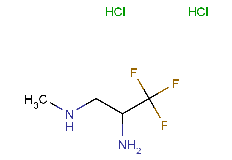 (2-amino-3,3,3-trifluoropropyl)(methyl)amine dihydrochloride