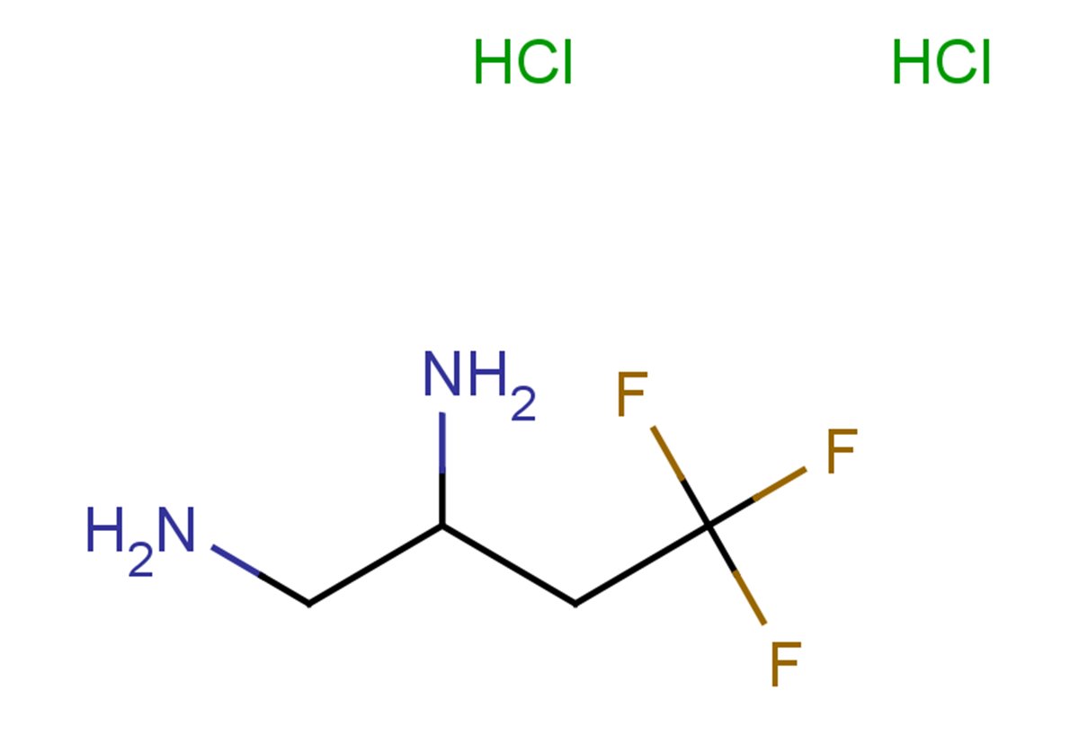 4,4,4-trifluorobutane-1,2-diamine dihydrochloride