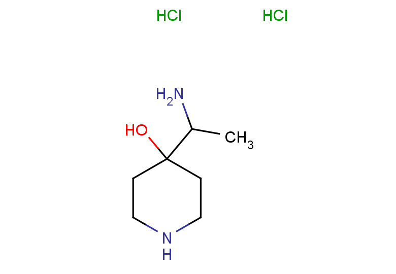 4-(1-aminoethyl)piperidin-4-ol dihydrochloride