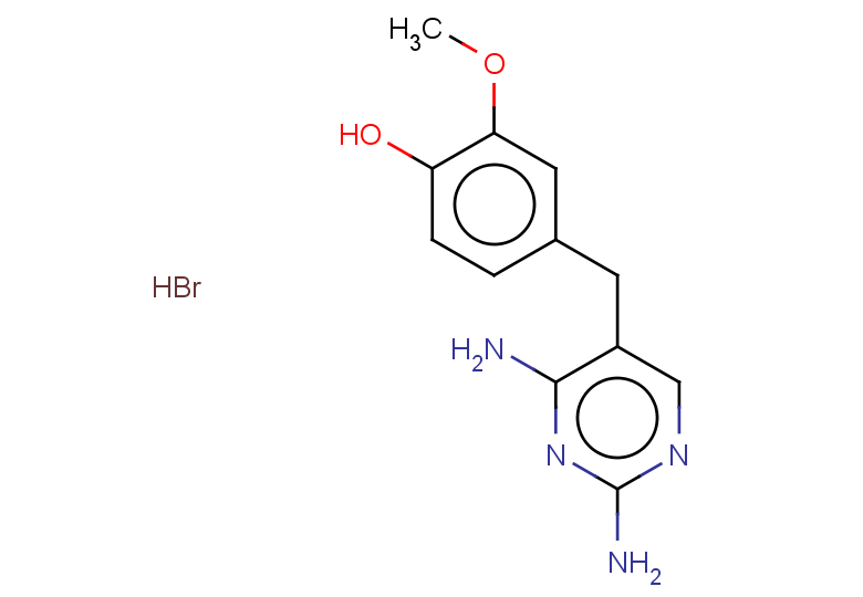 4-[(2,4-diaminopyrimidin-5-yl)methyl]-2-methoxyphenol hydrobromide