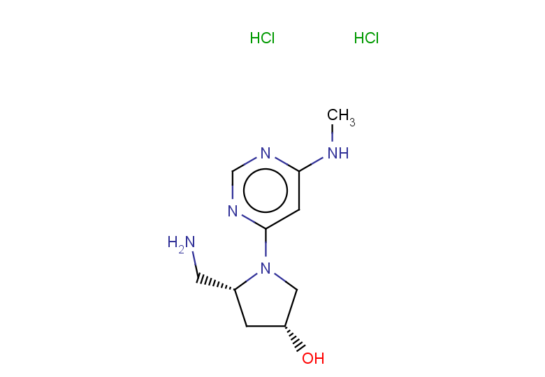(3R,5R)-5-(aminomethyl)-1-[6-(methylamino)pyrimidin-4-yl]pyrrolidin-3-ol dihydrochloride