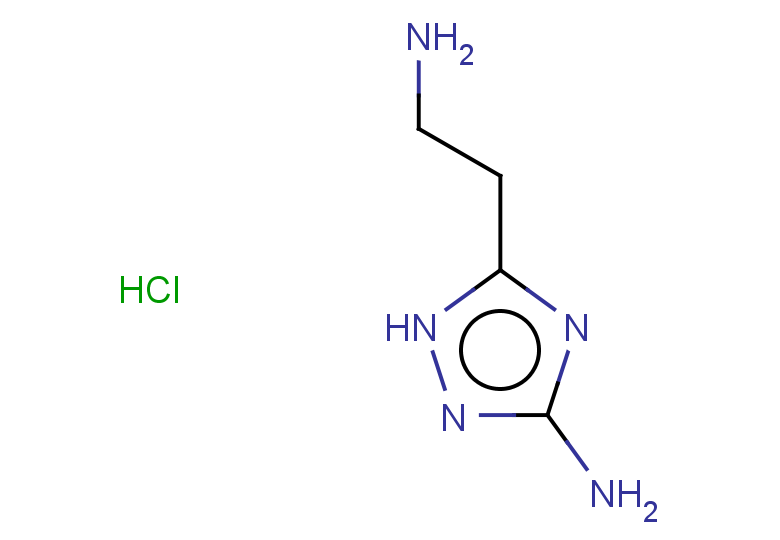 5-(2-aminoethyl)-1H-1,2,4-triazol-3-amine hydrochloride