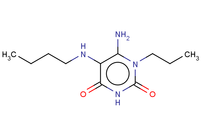 6-amino-5-(butylamino)-1-propyl-1,2,3,4-tetrahydropyrimidine-2,4-dione