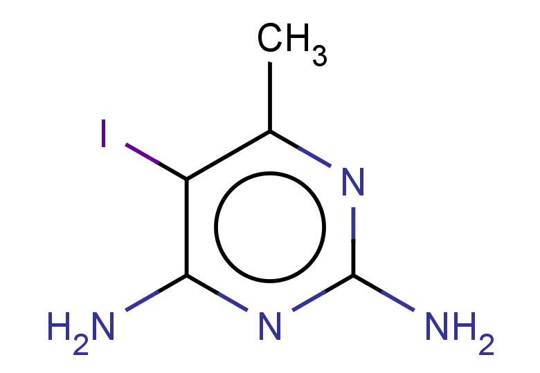 5-iodo-6-methylpyrimidine-2,4-diamine
