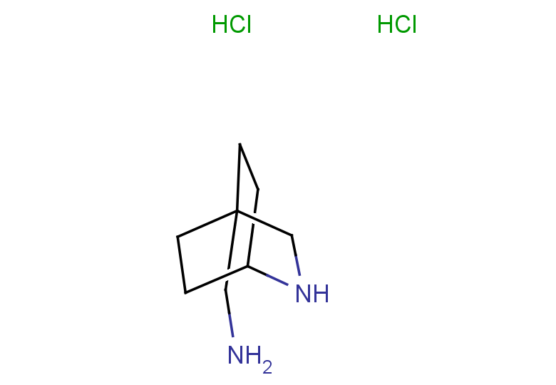 {2-azabicyclo[2.2.2]octan-4-yl}methanamine dihydrochloride