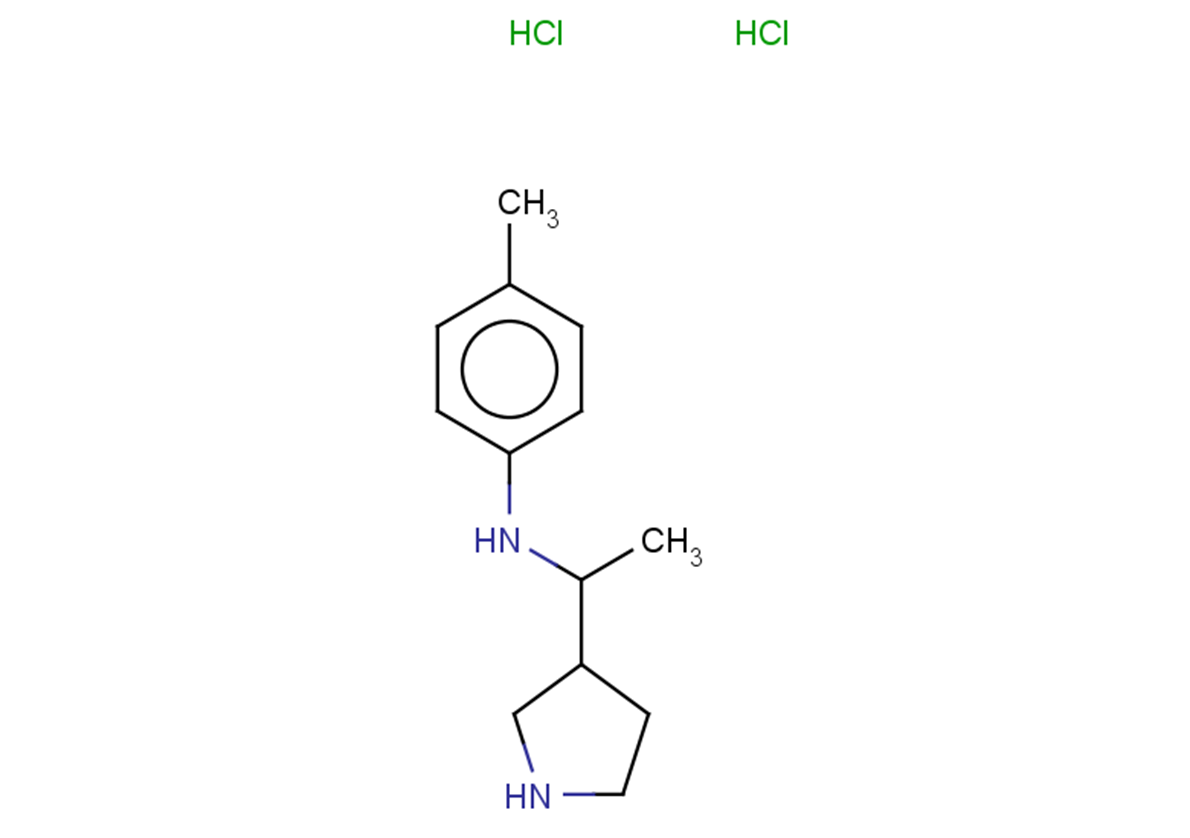 4-methyl-N-[1-(pyrrolidin-3-yl)ethyl]aniline dihydrochloride