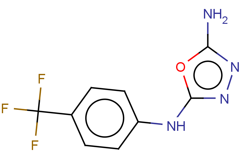 N2-[4-(trifluoromethyl)phenyl]-1,3,4-oxadiazole-2,5-diamine