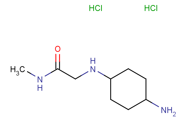 2-[(4-aminocyclohexyl)amino]-N-methylacetamide dihydrochloride