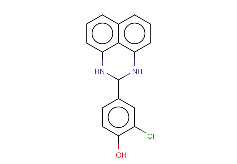 2-chloro-4-(2,3-dihydro-1H-perimidin-2-yl)phenol