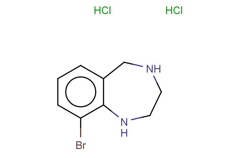 9-bromo-2,3,4,5-tetrahydro-1H-1,4-benzodiazepine dihydrochloride