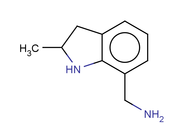 1-(2-methyl-2,3-dihydro-1H-indol-7-yl)methanamine