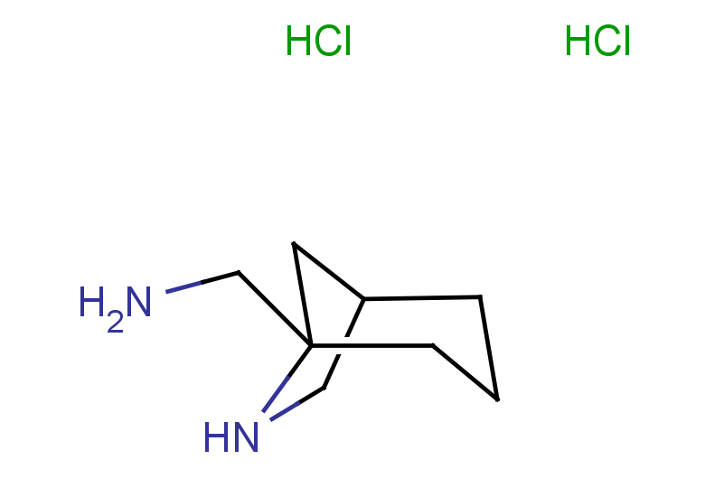1-{6-azabicyclo[3.2.1]octan-5-yl}methanamine dihydrochloride